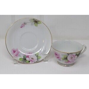 Aichi China Japan Tea Cup & Saucer